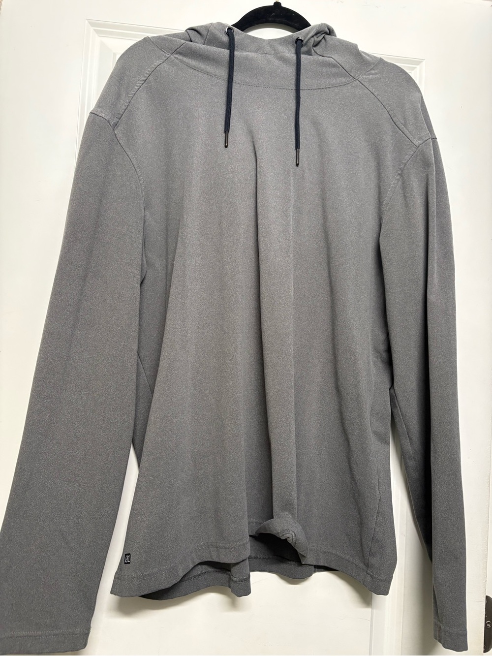 Men's Lightweight Gray Hooded Shirt Jacket